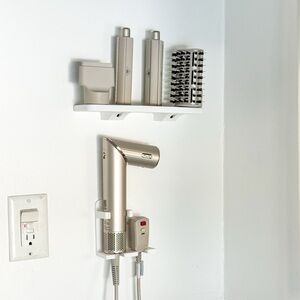Shark Flexstyle Hair Dryer + wall mount shelves